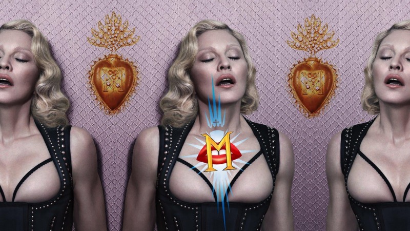 Fake photos of naked Madonna