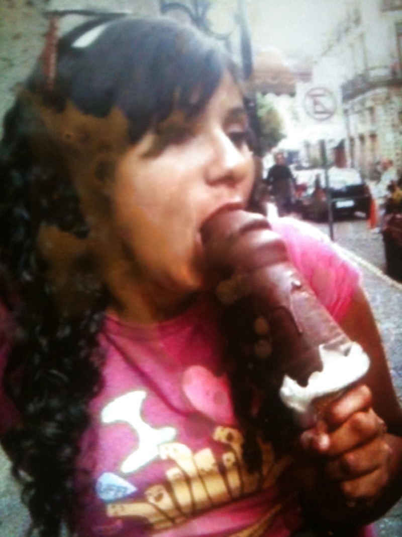 Girl and dick in cream