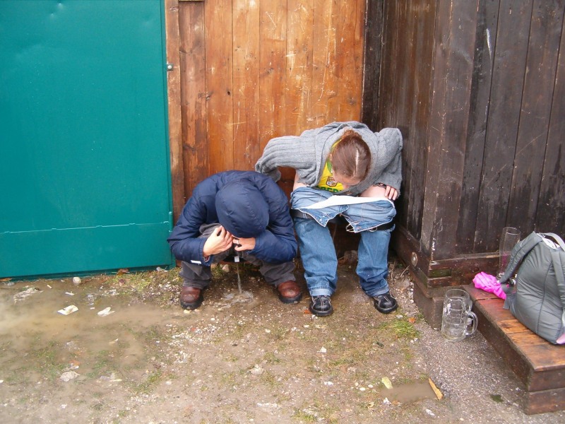 Japanese girls are drunk