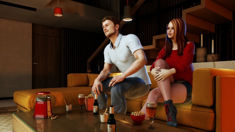 Pauline Akkar and Adel Enel