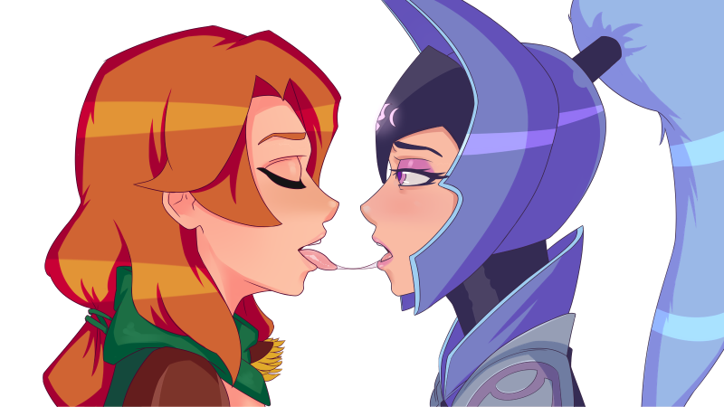 Oriana Sabatini Marley Brinx Lesbian Kiss