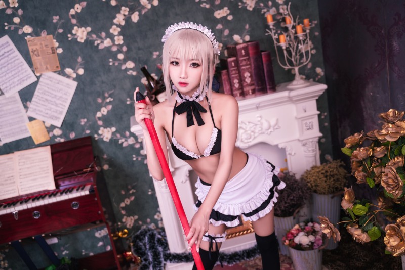 Cosplay of the maid
