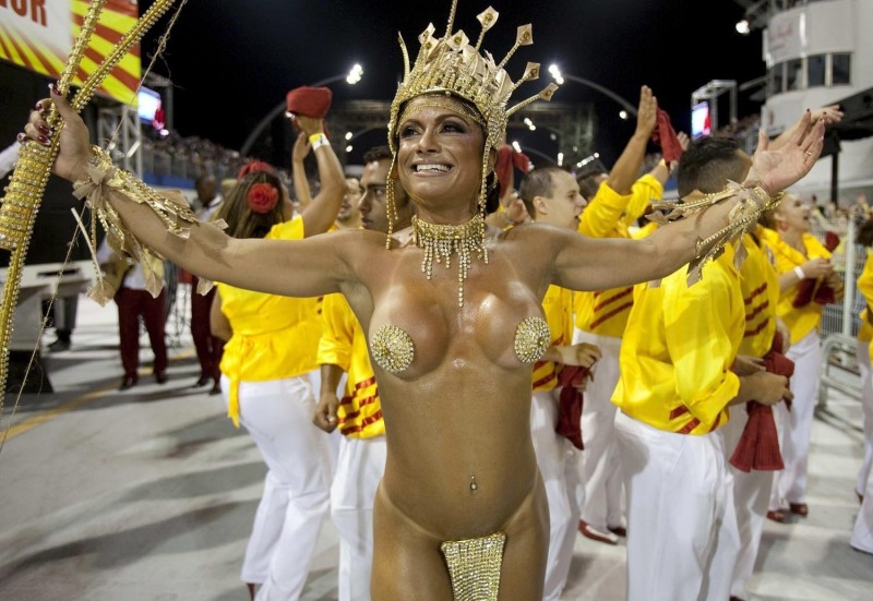 Naked carnival Brazil 1986