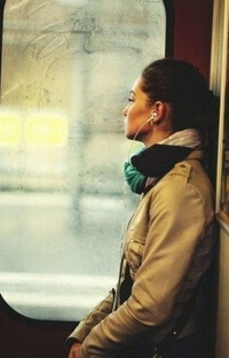 Photoshoot in the train