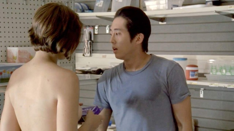 Naked actresses from the series Walking dead