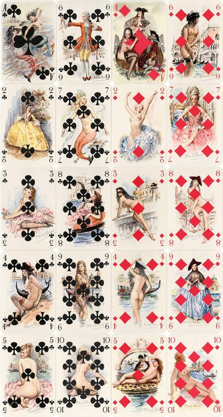 Retro playing cards
