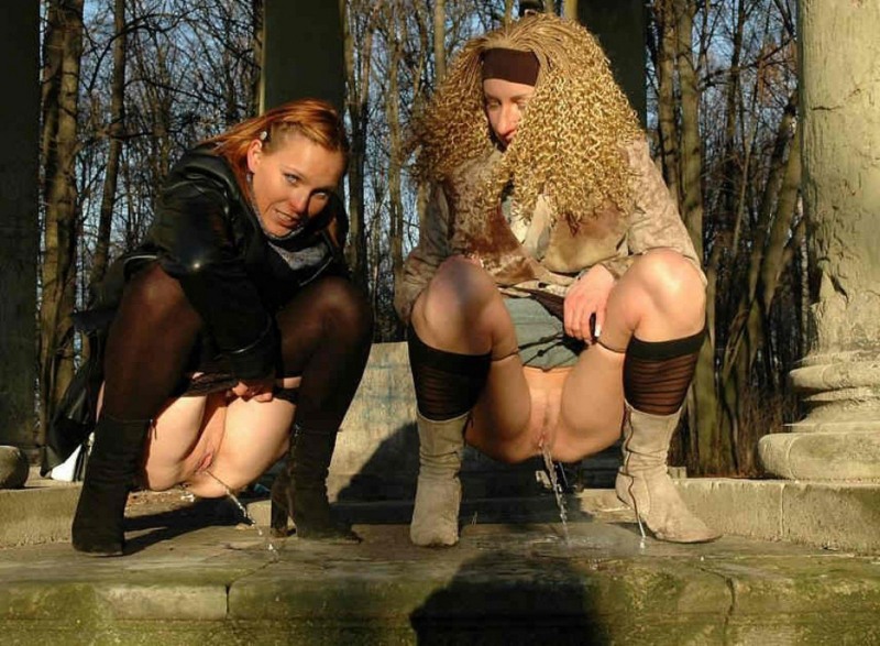 Girls pierced each other