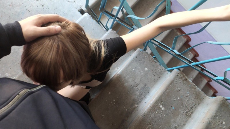 Sackling in the entrance