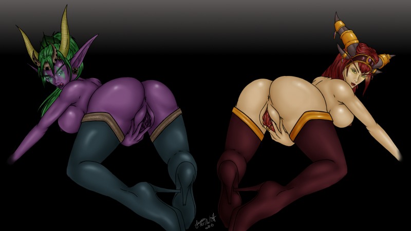 Futanari Varcraft Futanari 3D Gang