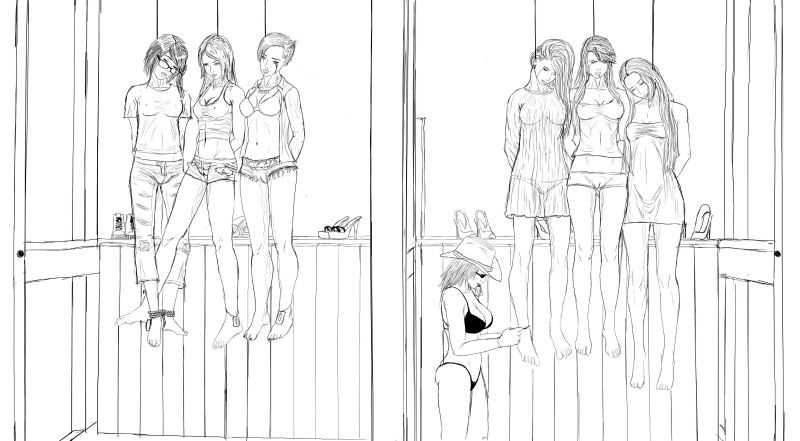 Home BDSM with full women