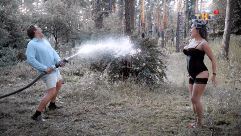 Girl with phone watercolor