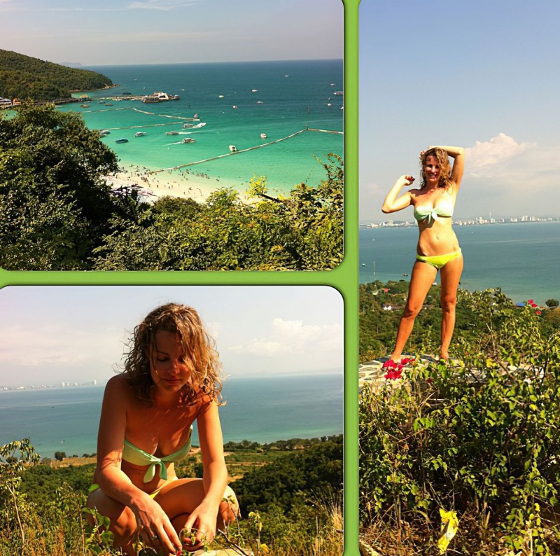 Olga Pleshkova in a swimsuit