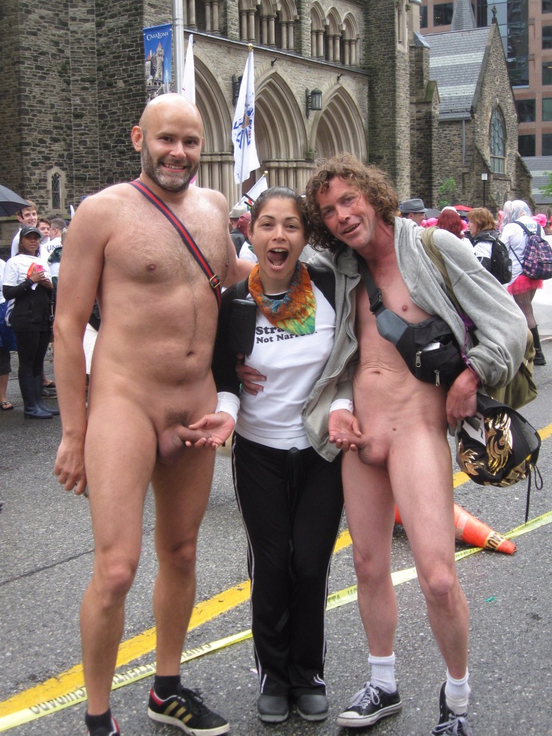 Russian girls are exposed in public