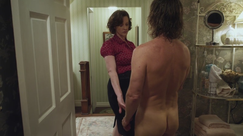 Naked Shanola Hampton in the series "Shameless", 2011