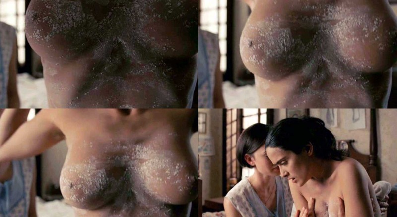 Salma Hayek Naked in the Cinema