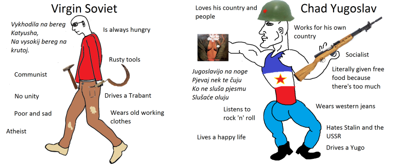 Virgin Putin vs Chad