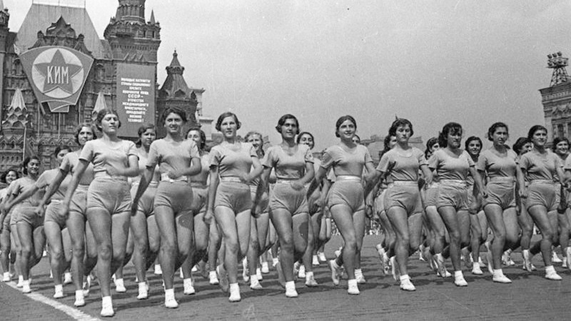 Parade of physical cultures of the USSR 1936