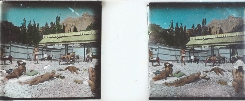 Artek beach of the USSR 1930