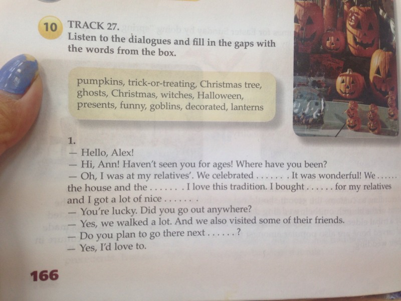 Fill in the Gaps with the Words from the Box Answer