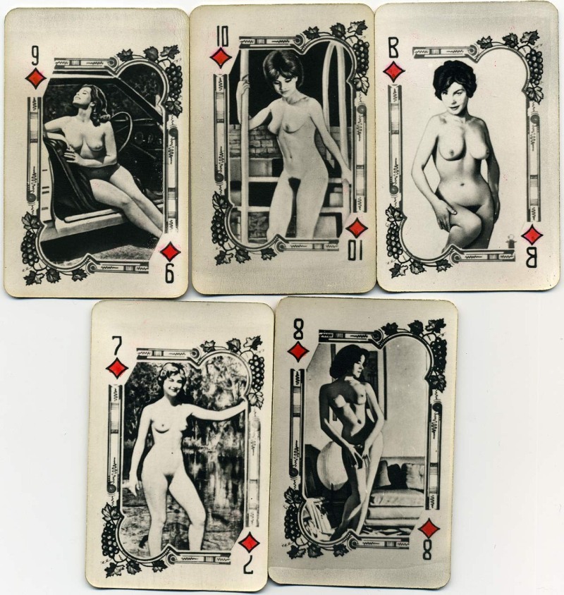 Playing cards pornography