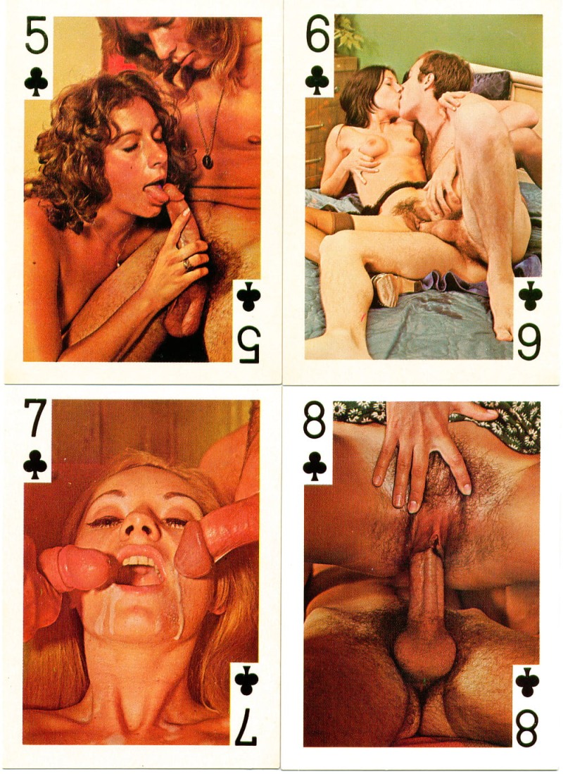Erotic playing cards