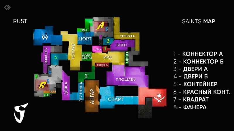 Positions on maps in Standoff 2
