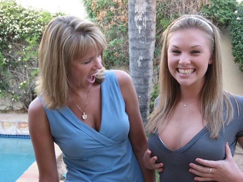 Mother and daughter Captions
