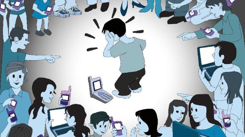 Firm in front of the child