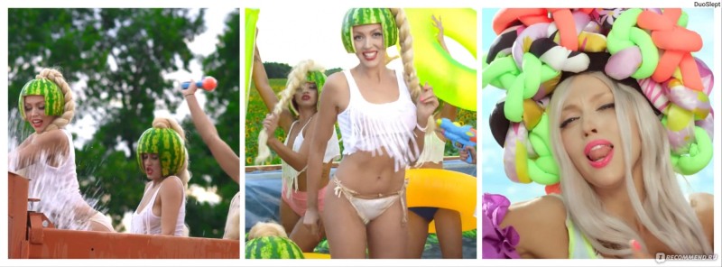 Polyakova's daughter in a swimsuit