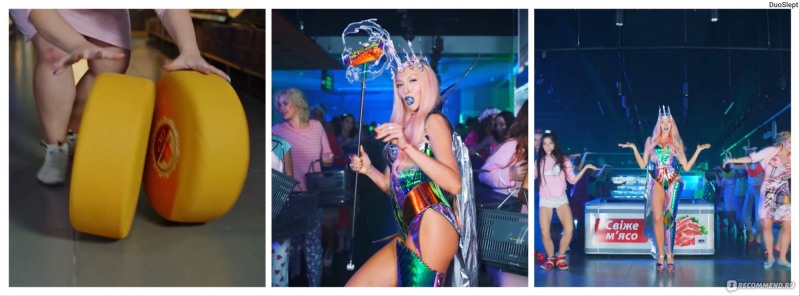 Olya Polyakova with her daughter in swimsuits