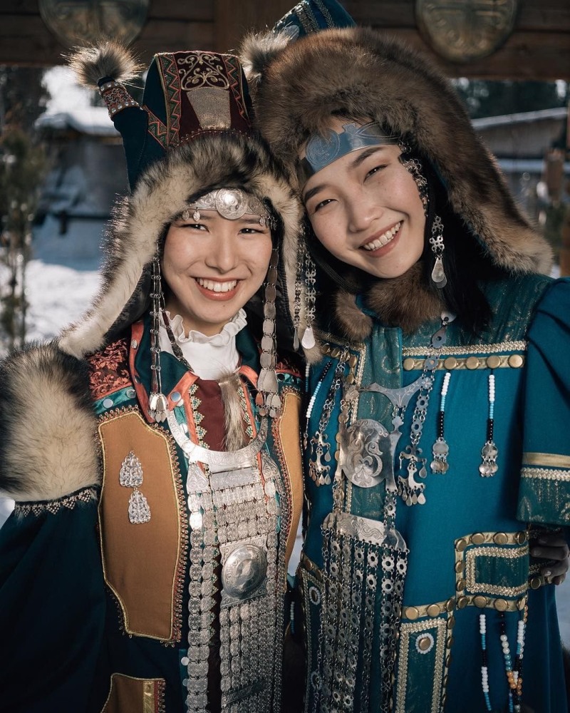 National composition of the population of Russia map