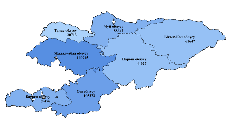 Kazakh national costume for girls