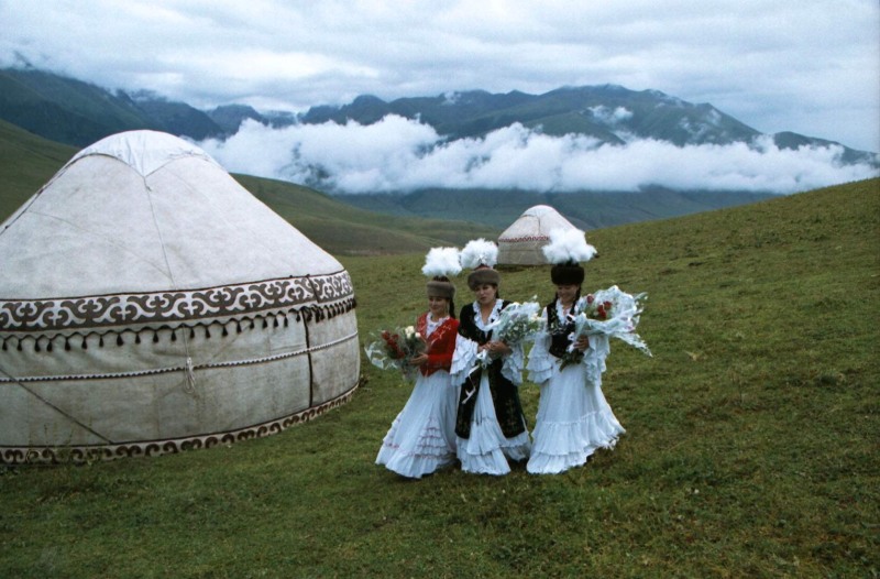 Kyrgyz in the underwear homemade