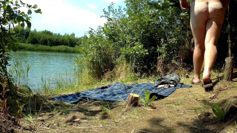 Naked girls fuck in the forest