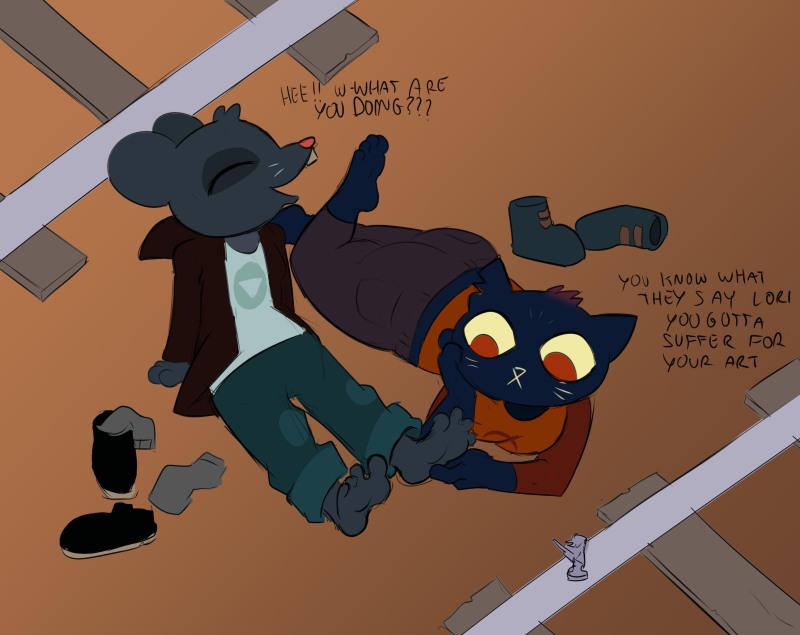 Night in the Woods May and bi