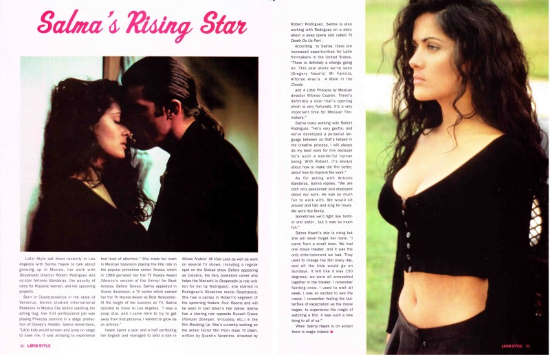 Salma Hayek and Banderas 2006