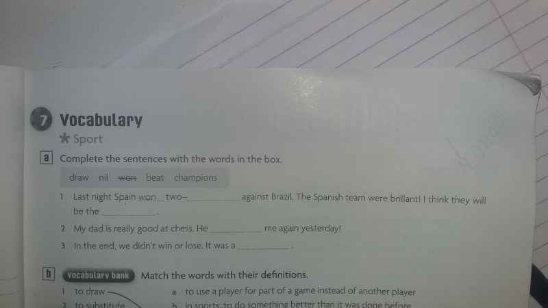 English Choose and Write What Is True About You