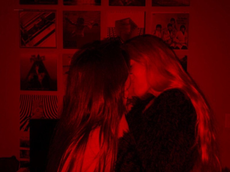 Girl in the red room