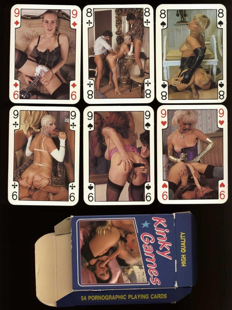 Erotic gaming cards