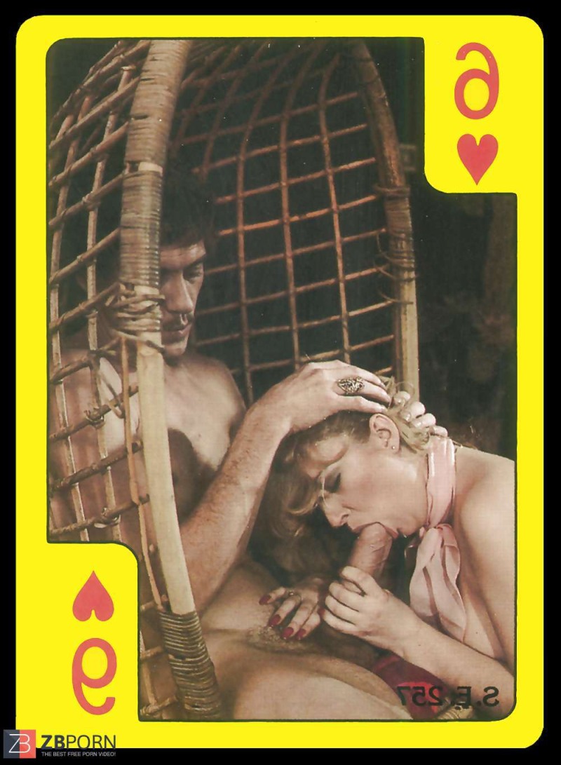 Erotic cards of a man