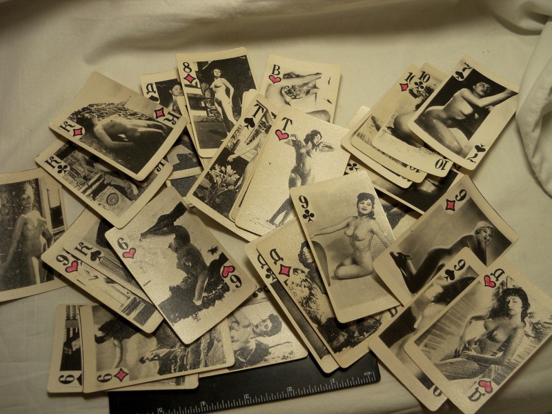Soviet playing porn cards