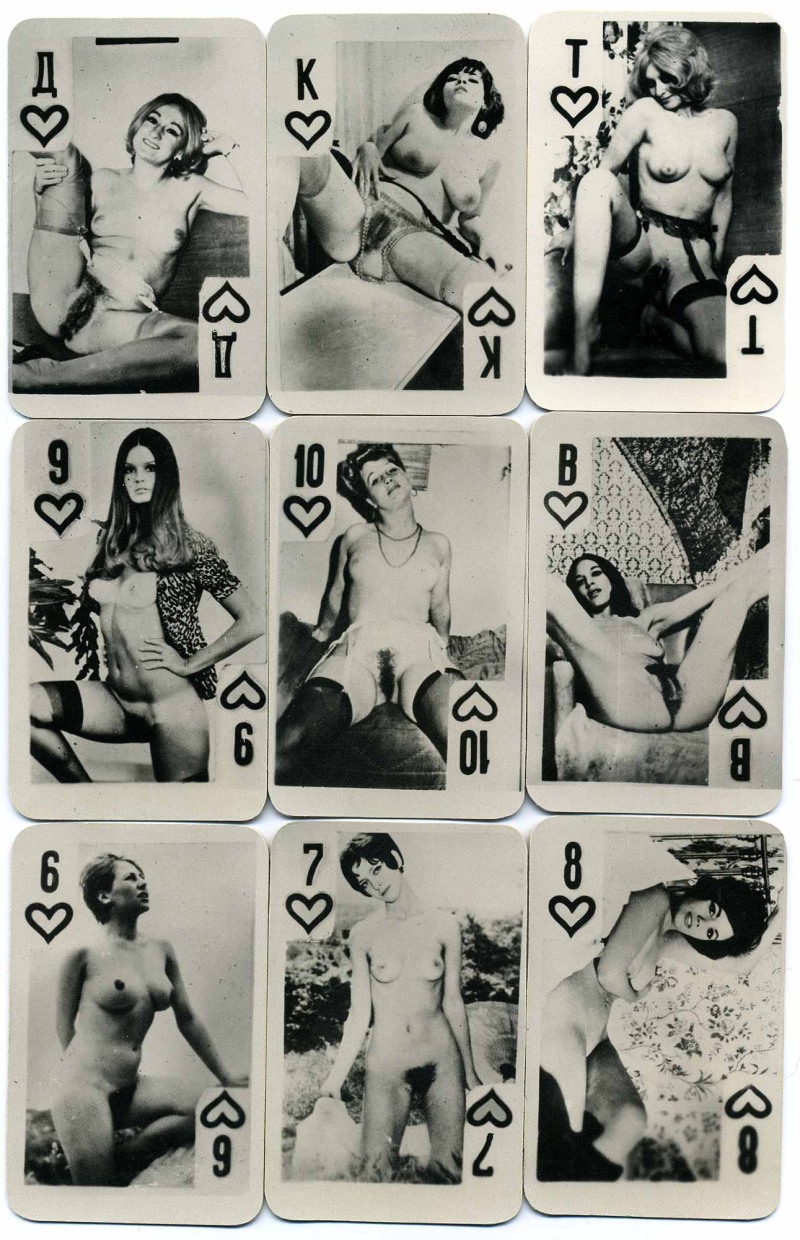 Pornographic playing cards 2022