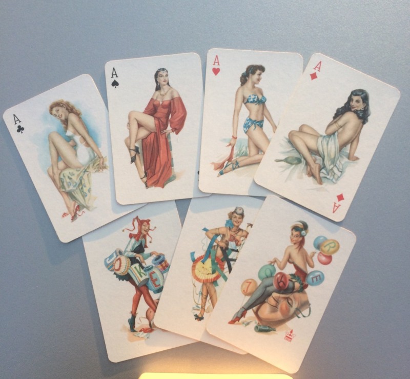 Vintage Vive Les Girls Nude Playing Card Still Sealed