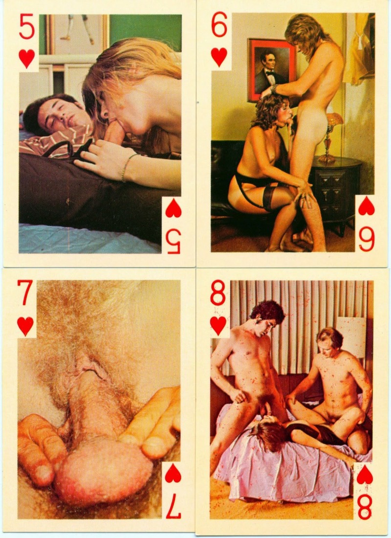 Playing cards pornography