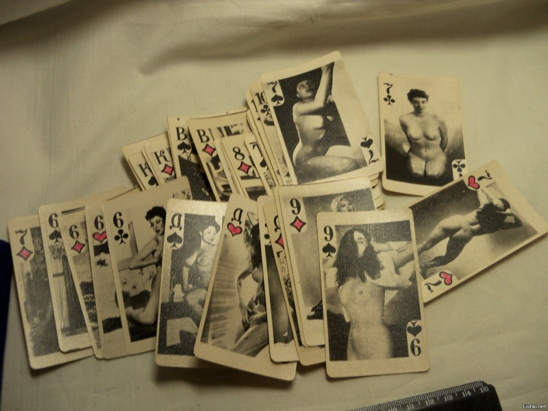 Playing gay porn cards