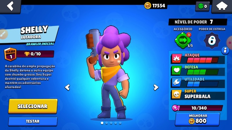 Description Shelley from Bravl Stars