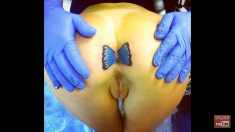 Anus tattoo