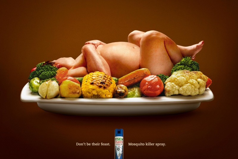 Creative food advertisement