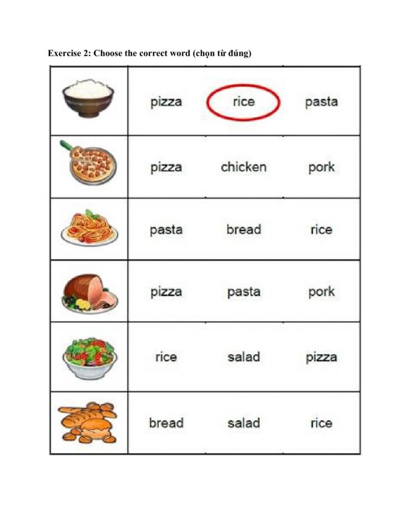 Match The Words To Form Phrases