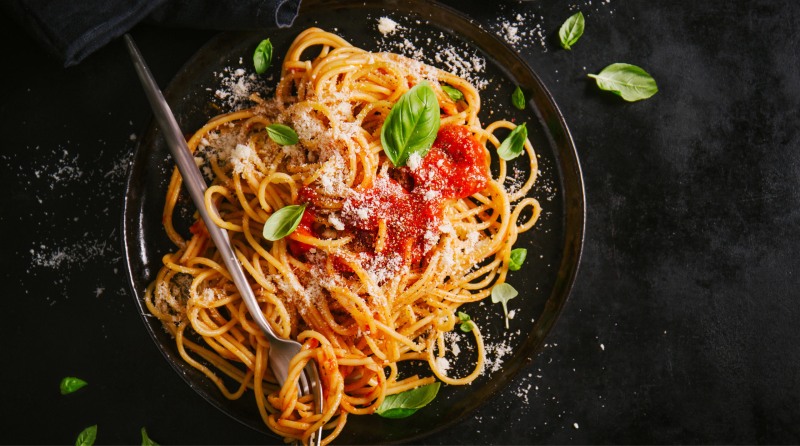 Paste on a black background